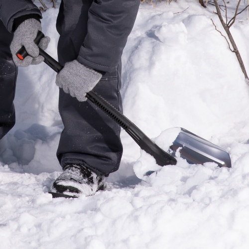 Лопата универсальная алюминиевая, 205 х 260 х 700 мм, пластиковый черенок, Stels купить в Москве с доставкой по всей России | ProtosMarket.ru