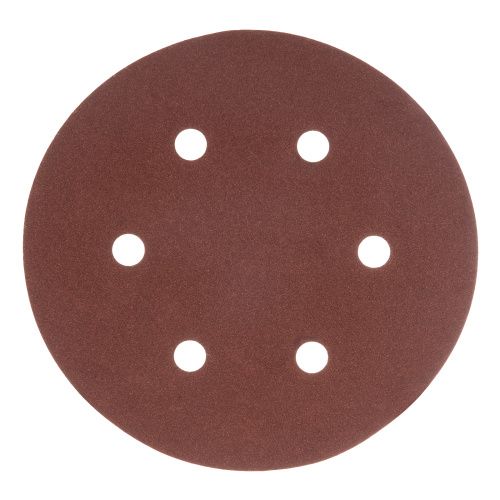 Круг абразивный на ворсовой подложке под "липучку", перфорированный, P 180, 150 мм, 5 шт Matrix купить в Москве с доставкой по всей России | ProtosMarket.ru
