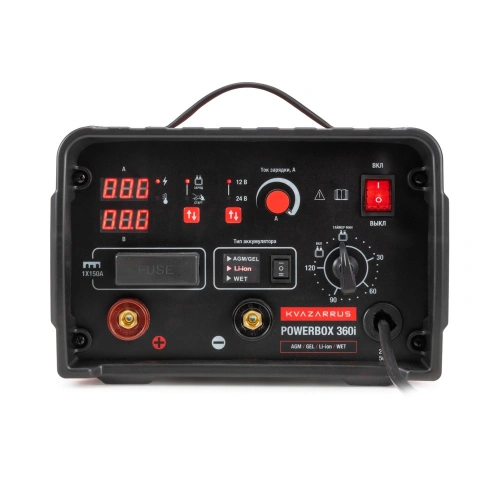 Инверторное пуско-зарядное устройство KVAZARRUS PowerBox 360i, таймер, пластиковый кейс купить в Москве с доставкой по всей России | ProtosMarket.ru