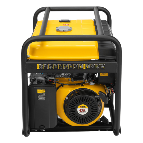 Генератор бензиновый PS 55 EA, 5.5 кВт, 230 В, 25 л, коннектор автоматики, электростартер Denzel купить в Москве с доставкой по всей России | ProtosMarket.ru