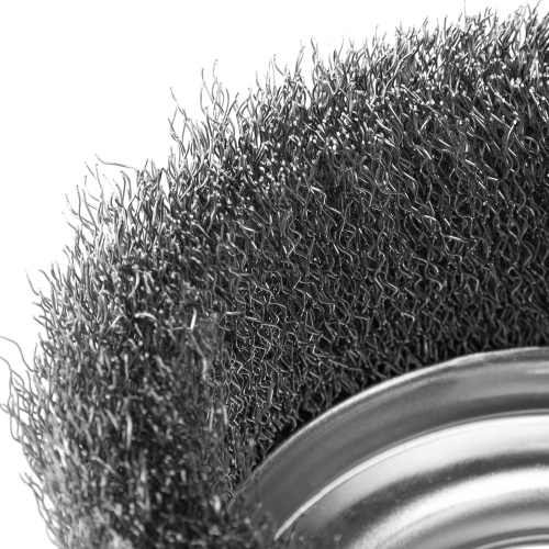 Щетка для УШМ, 125 мм, М14, "чашка", витая проволока Сибртех купить в Москве с доставкой по всей России | ProtosMarket.ru