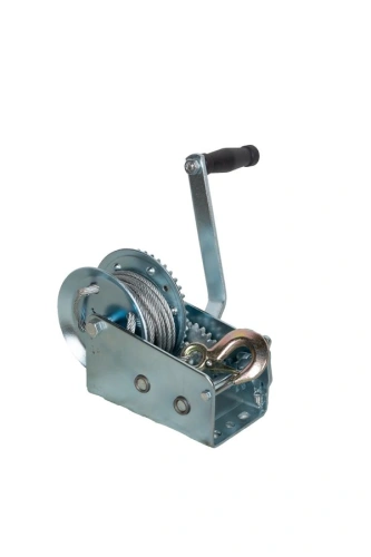 Лебедка ручная барабанная с тросом  900кг  10м оцинкованная TOR FD по ценам производителя в Москве с доставкой по всей России