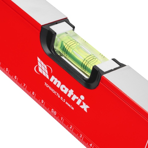 Уровень алюминиевый, фрезерованный, 3 глазка, рукоятки, 1000 мм Matrix купить в Москве с доставкой по всей России | ProtosMarket.ru