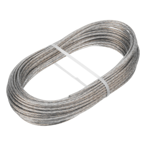 Трос металлополимерный прозрачный ПР-3.0, толщина 3.0 мм, моток 20 метров Сибртех купить в Москве с доставкой по всей России | ProtosMarket.ru