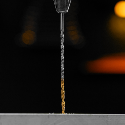 Сверло спиральное по металлу 3 х 100 мм, Р6М5, Golden Tip, удлиненное, 2шт. Denzel купить в Москве с доставкой по всей России | ProtosMarket.ru