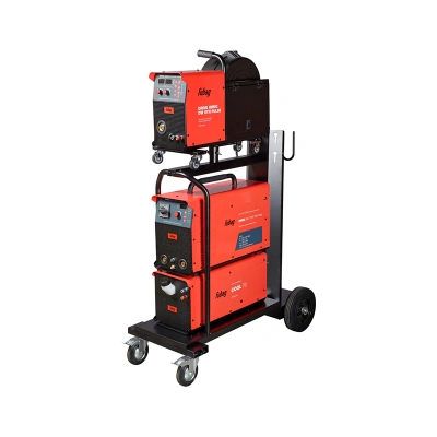 Полуавтомат сварочный FUBAG INMIG 500 T DW SYN PULSE + подающий механизм DRIVE INMIG DW SYN PULSE  + горелка FB 500 3 м + блок жидкостного охлаждения Cool 70 + тележка для аппаратов + шланг-пакет 5 метров 70 мм2 14 pol с жидкостным  охлаждением купить в Москве с доставкой по всей России | ProtosMarket.ru