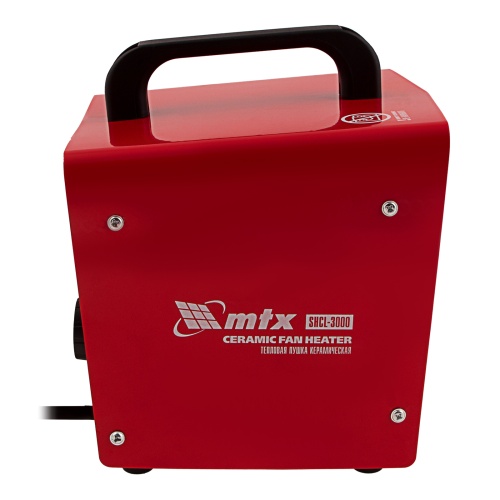 Тепловая пушка керамическая SHCL-3000, квадратная, 230 В, 480 м3/ч, 1/3 кВт// MTX купить в Москве с доставкой по всей России | ProtosMarket.ru