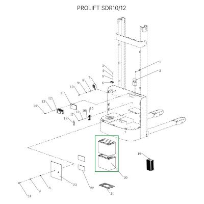 Аккумуляторная батарея 24В 50 Ач Li-ion купить в Москве с доставкой по всей России | ProtosMarket.ru