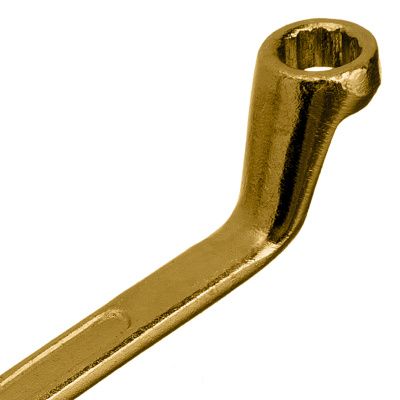 Ключ накидной, 10 х 11 мм, желтый цинк Сибртех купить в Москве с доставкой по всей России | ProtosMarket.ru