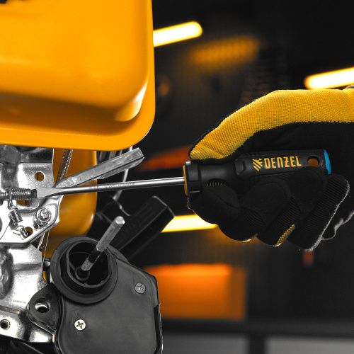 Отвертка, SL5x100 мм, S2, 3к рукоятка Denzel купить в Москве с доставкой по всей России | ProtosMarket.ru