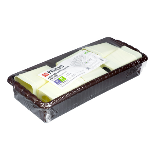 Набор для рассады, поддон 444х185х82 мм, 10 горшочков по 460 мл. с выдвижным дном Palisad купить в Москве с доставкой по всей России | ProtosMarket.ru