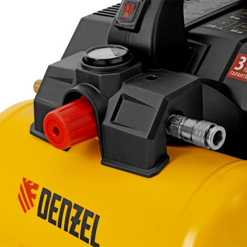 Компрессор  DLS750/6 безмасляный малошумный 750 Вт, 140 л/мин,ресивер 6 л Denzel купить в Москве с доставкой по всей России | ProtosMarket.ru
