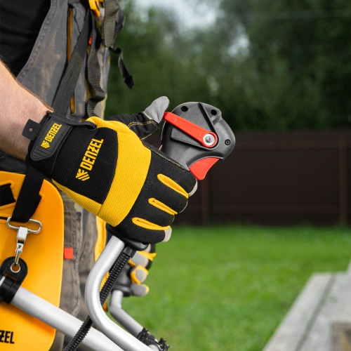 Триммер бензиновый DT 52, 52 см3, 3 л. с, неразъемная штанга, состоит из 2 частей Denzel купить в Москве с доставкой по всей России | ProtosMarket.ru