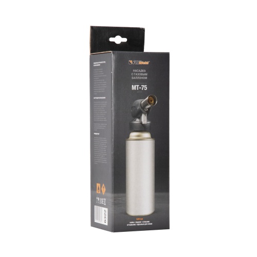 Насадка с газовым баллоном МТ-75 (баллон 220 гр. в комплекте) купить в Москве с доставкой по всей России | ProtosMarket.ru