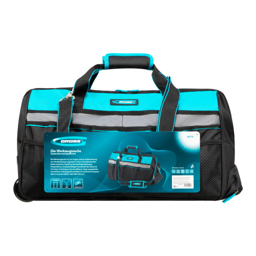 Сумка для инструмента, 500х280х290мм, выдвижная рукоятка, колеса, наплечный ремень Gross купить в Москве с доставкой по всей России | ProtosMarket.ru