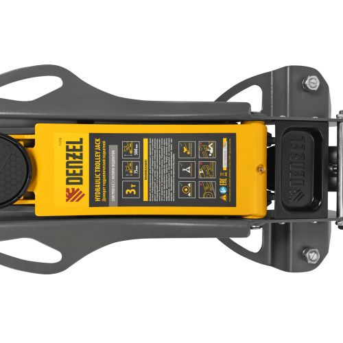 Домкрат гидравлический подкатной, 3 т, 75-500 мм, быстрый подъем, низкий подхват, проф. Denzel купить в Москве с доставкой по всей России | ProtosMarket.ru