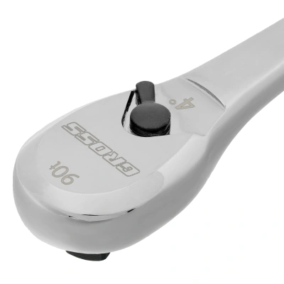 Ключ-трещотка 3/8", CrV, 90 зубьев, усиленный, хром Gross купить в Москве с доставкой по всей России | ProtosMarket.ru