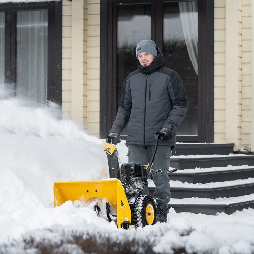 Бензиновая снегоуборочная машина SB 560, 212 cc, ручной старт Denzel купить в Москве с доставкой по всей России | ProtosMarket.ru