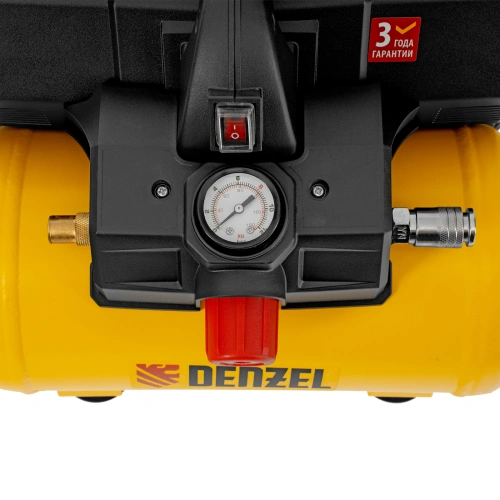 Компрессор  DLS750/6 безмасляный малошумный 750 Вт, 140 л/мин,ресивер 6 л Denzel купить в Москве с доставкой по всей России | ProtosMarket.ru
