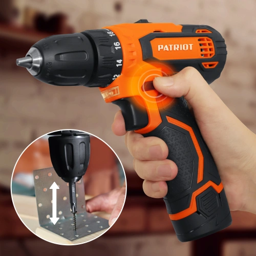 Дрель-шуруповерт аккумуляторная PATRIOT BR 119 Li купить в Москве с доставкой по всей России | ProtosMarket.ru