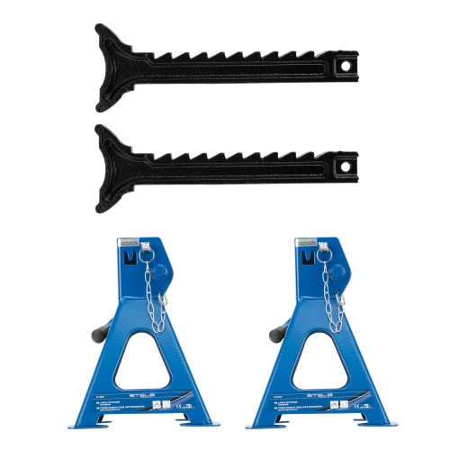 Подставки под автомобиль регулируемые, 2 т, H подъема 280-420 мм, 2 шт, Stels купить в Москве с доставкой по всей России | ProtosMarket.ru