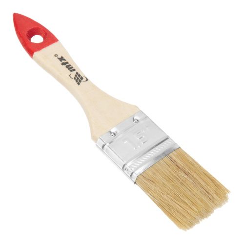 Кисть плоская "Стандарт" 1.5" (38 мм) натуральная щетина, деревянная ручка MTX купить в Москве с доставкой по всей России | ProtosMarket.ru