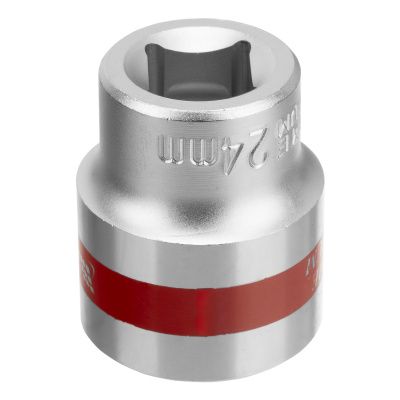 Головка торцевая, 24 мм, двенадцатигранная, CrV, под квадрат 1/2, хромированная Matrix купить в Москве с доставкой по всей России | ProtosMarket.ru