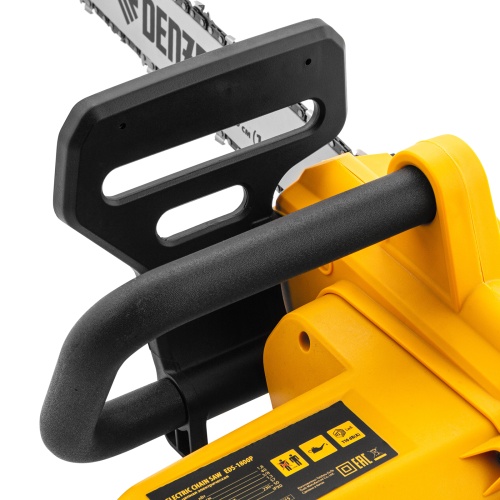 Пила цепная электрическая EDS-1800P, 1.8 кВт,поперечная, шина 40 см, шаг 3/8, паз 1.3 мм, 57 звеньев Denzel купить в Москве с доставкой по всей России | ProtosMarket.ru