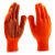 Перчатки трикотажные, акрил, ПВХ гель, "Протектор", оранжевый, оверлок Сибртех купить в Москве с доставкой по всей России | ProtosMarket.ru