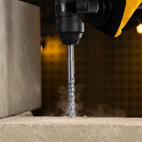 Бур по бетону, цельная крестовая пластина, 12x165 мм, SDS PLUS Denzel купить в Москве с доставкой по всей России | ProtosMarket.ru