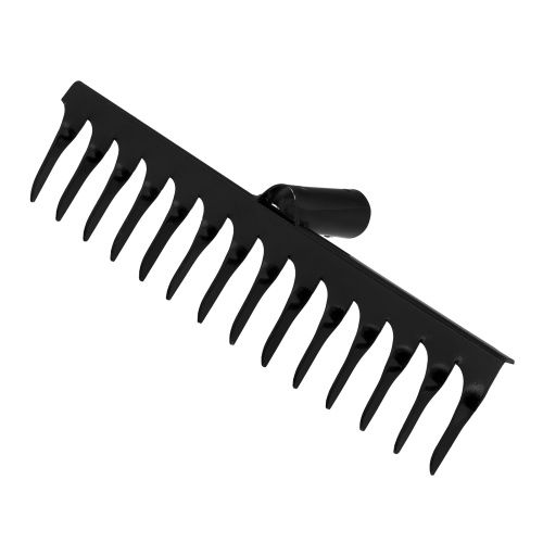 Грабли стальные, 300 мм, 14 витых зубьев, без черенка, Сибртех купить в Москве с доставкой по всей России | ProtosMarket.ru