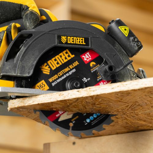 Пильный диск по дереву ф165 х 20 мм, 24 зубьев, тонкий Denzel купить в Москве с доставкой по всей России | ProtosMarket.ru