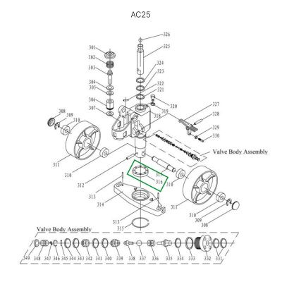 Опорный подшипник гидроузла для гидравлических тележек AC25 купить в Москве с доставкой по всей России | ProtosMarket.ru