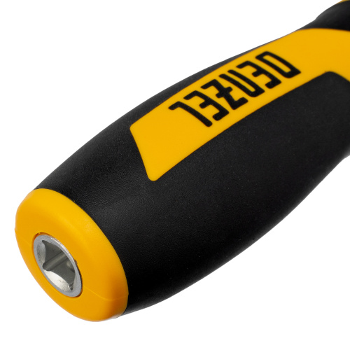 Набор инструментов, 1/2", 1/4", CrV, S2, пластиковый кейс, 122 предмета Denzel купить в Москве с доставкой по всей России | ProtosMarket.ru