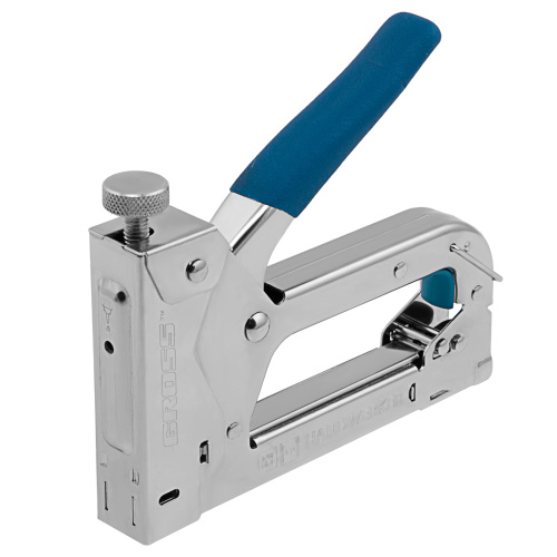 Степлер мебельный регулируемый (Handwerker) стальной корпус, тип скобы 53, 4-14 мм Gross купить в Москве с доставкой по всей России | ProtosMarket.ru