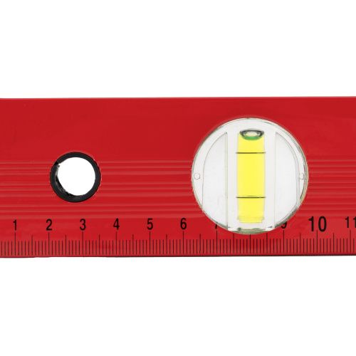 Уровень алюминиевый, 400 мм, 3 глазка, красный, линейка Matrix купить в Москве с доставкой по всей России | ProtosMarket.ru