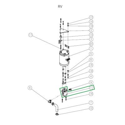 Шестеренчатый масляный насос ричтрака RV (АС) купить в Москве с доставкой по всей России | ProtosMarket.ru