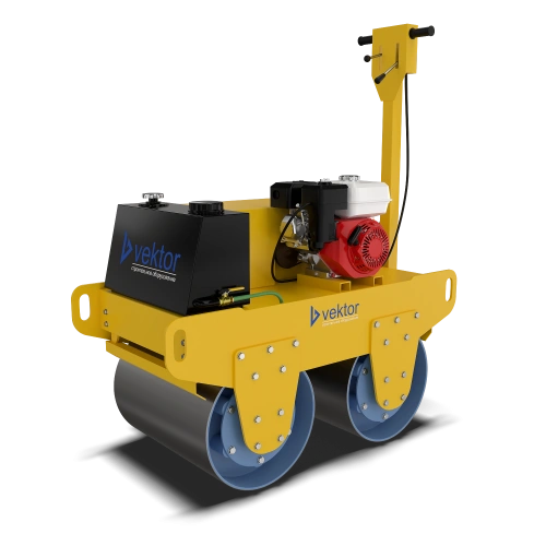 Виброкаток ручной двухвальцовый Vektor VRDR-600 купить в Москве с доставкой по всей России | ProtosMarket.ru