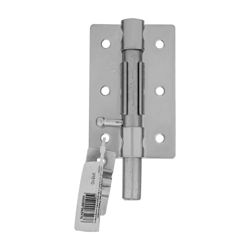 Задвижка дверная ЗД-08, цинк, (Металлист) Россия купить в Москве с доставкой по всей России | ProtosMarket.ru