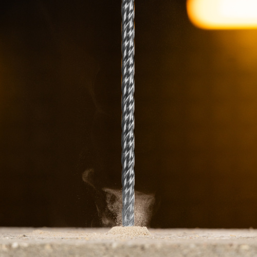 Бур по бетону, цельная крестовая пластина, 6x315 мм, SDS PLUS Denzel купить в Москве с доставкой по всей России | ProtosMarket.ru