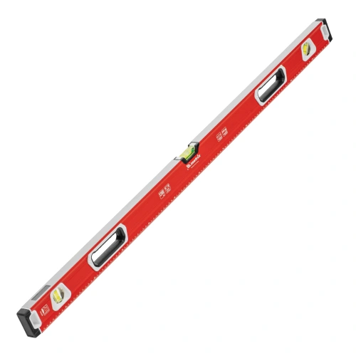 Уровень алюминиевый, магнит, фрезерованный, 3 глазка (1 зеркальный) двухкомпонентные рукоятки, 1200 мм Matrix купить в Москве с доставкой по всей России | ProtosMarket.ru