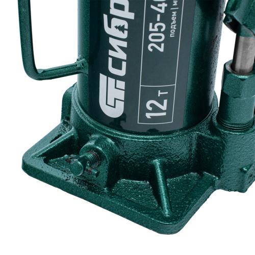 Домкрат гидравлический бутылочный, 12 т, 205-400 мм Сибртех купить в Москве с доставкой по всей России | ProtosMarket.ru