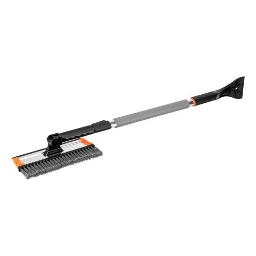 Щетка-сметка для снега со скребком и водосгоном, телескопическая, поворотная голова Stels купить в Москве с доставкой по всей России | ProtosMarket.ru