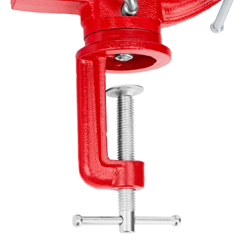 Тиски слесарные, 80 мм, настольные, поворотные, c наковальней MTX купить в Москве с доставкой по всей России | ProtosMarket.ru