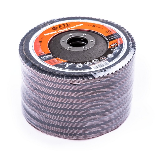 Круг лепестковый с керамическим абразивом для шлифования по нержавеющей стали FTL Everest 29 125 х 22,2 мм P100 купить в Москве с доставкой по всей России | ProtosMarket.ru