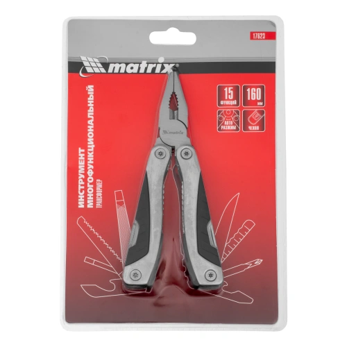 Трансформер, 15 функций, авторазжим, в чехле, 160 мм Matrix купить в Москве с доставкой по всей России | ProtosMarket.ru