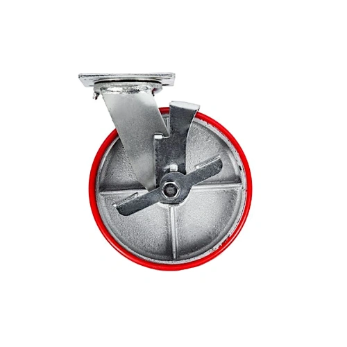 Колесо большегрузное поворотное с тормозом SCpb 80 200мм купить в Москве с доставкой по всей России | ProtosMarket.ru