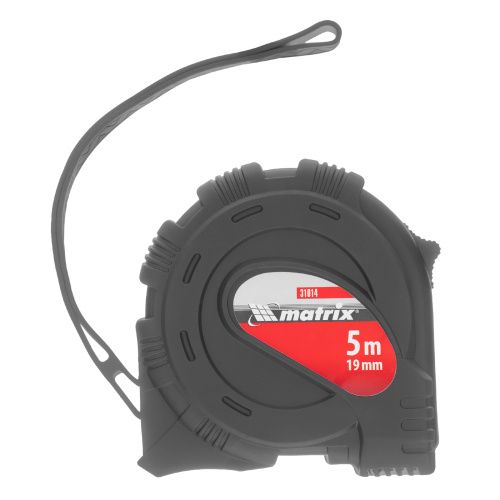 Рулетка Black,5 м х 19 мм,обрезиненный корпус Matrix купить в Москве с доставкой по всей России | ProtosMarket.ru