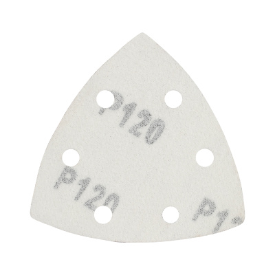 Треугольник шлифовальный на липучке (80х80х80 мм, Р120, 5 шт.) купить в Москве с доставкой по всей России | ProtosMarket.ru