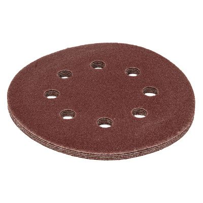 Круг абразивный на ворсовой подложке под "липучку", перфорированный, P 80, 125 мм, 5 шт Matrix купить в Москве с доставкой по всей России | ProtosMarket.ru